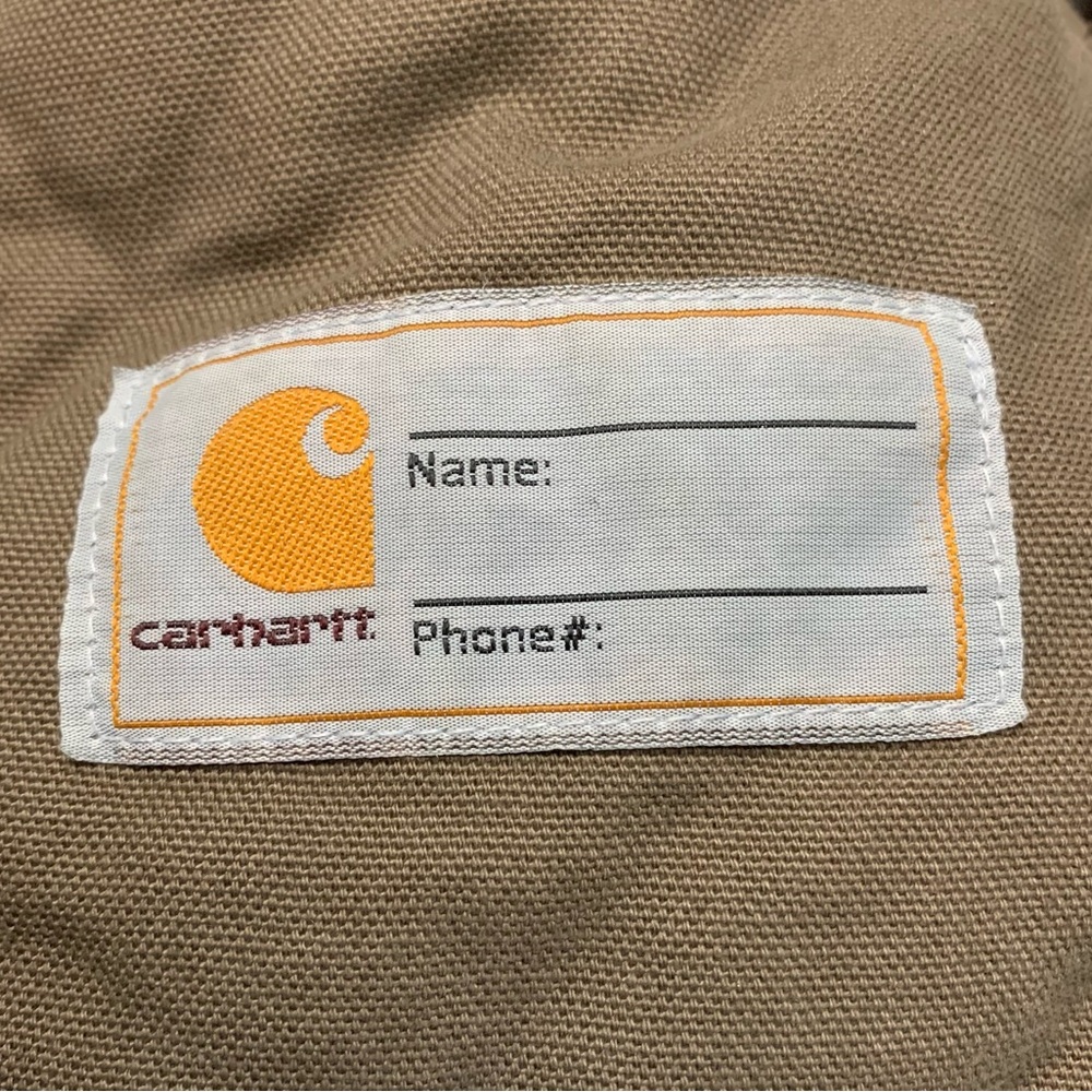 Carhartt Brown Hooded Jacket youth Large (14-16) - Picture 7 of 8
